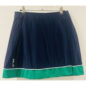 RLX Ralph Lauren Womens Navy Golf Skort Size Small